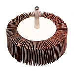 Perie Abraziva Circulara cu Tija, Dimensiune 80 x 30 x 6 Mm