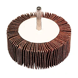 Perie Abraziva Circulara cu Tija, Dimensiune 80 x 30 x 6 Mm