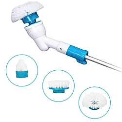 Perie Electrica Rotativa Tip Mop Pentru Curatat Hurricane Spin Scrubber Cu Trei Capete