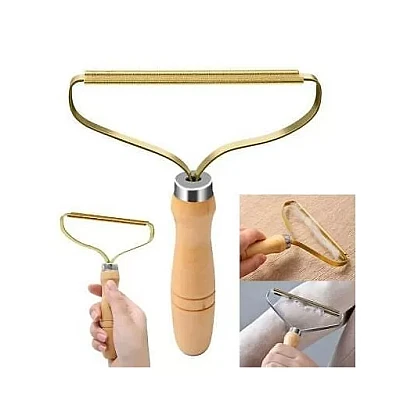 Set 2 x Perie pentru scame si parul de animale, maner de lemn Set 2 x Perie pentru scame si parul de animale, maner de lemn