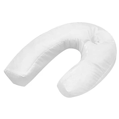 Perna alba din bumbac PP in forma de U sprijin cervical Perna alba din bumbac PP in forma de U sprijin cervical