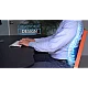 Perna ergonomica Comfy Curve Gri cu albastru pentru sustinere lombara si spate Perna ergonomica Comfy Curve Gri cu albastru pentru sustinere lombara si spate