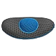 Perna ergonomica Comfy Curve Gri cu albastru pentru sustinere lombara si spate Perna ergonomica Comfy Curve Gri cu albastru pentru sustinere lombara si spate