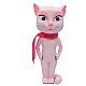 UB Pisicuta vorbitoare Talking Angela ALB cu sunete si lumini 20 CM UB Pisicuta vorbitoare Talking Angela ALB cu sunete si lumini 20 CM