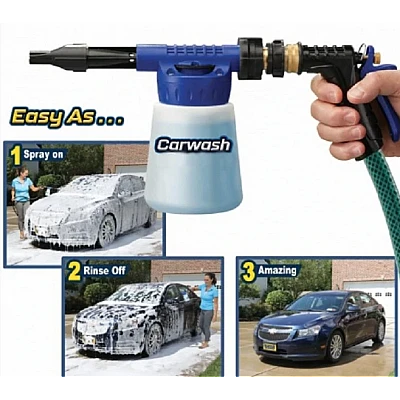 Pistol CarWash Roket cu recipient de solutie