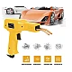 Trusa neagra cu Pistol de lipit din plastic cu capse termice 100W Trusa neagra cu Pistol de lipit din plastic cu capse termice 100W