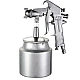 Pistol de vopsit F-75 S cu aer comprimat + rezervor 750ml CUPA DEDESUBT Pistol de vopsit F-75 S cu aer comprimat + rezervor 750ml CUPA DEDESUBT