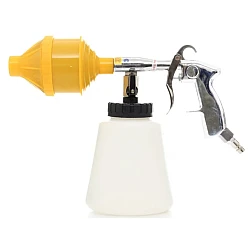 Pistol pneumatic pentru curatat tapiterie auto cu 2 duze capacitate 1L