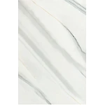 Set 5 Placi autoadezive CLS-011 pentru perete tip marmura 60 x 60 cm Alb Cu Dungi