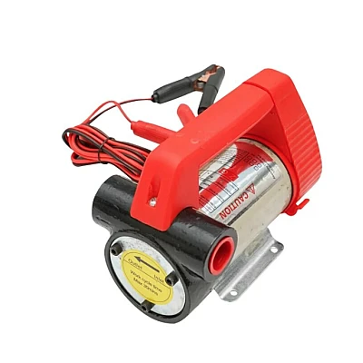 Pompa electrica 12V transfer motorina, 40L/ min maner ROSU Pompa electrica 12V transfer motorina, 40L/ min maner ROSU