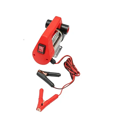 Pompa electrica 12V transfer motorina, 40L/ min maner ROSU Pompa electrica 12V transfer motorina, 40L/ min maner ROSU