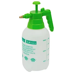 Pompa manuala de stropit 2L cu presiune si duza reglabila ALB/VERDE