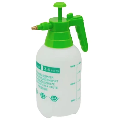 Pompa manuala de stropit 2L cu presiune si duza reglabila ALB/VERDE Pompa manuala de stropit 2L cu presiune si duza reglabila ALB/VERDE