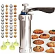 Presa de fursecuri si biscuiti cu 10 de forme incluse Presa de fursecuri si biscuiti cu 10 de forme incluse