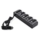 Priza auto 1504 cu 6 intrari 12V In-Car negru MULTIPLICATOR Priza auto 1504 cu 6 intrari 12V In-Car negru MULTIPLICATOR