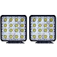 Proiectoare Led Off Road TP-1648 48W 16 12V-24V PATRATE - Set 2 Bucati Proiectoare Led Off Road TP-1648 48W 16 12V-24V PATRATE - Set 2 Bucati