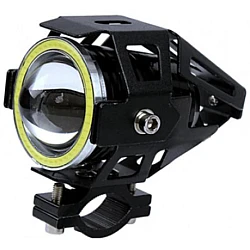 Proiector 12V Moto cu LED 10 W tip U9 Prindere pe Ghidon