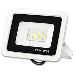Proiector LED 20w IP66, ALB, 220V pentru exterior