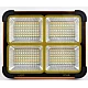 Proiector Solar Portabil 200W cu 288 LED NEGRU-PORTOCALIU Proiector Solar Portabil 200W cu 288 LED NEGRU-PORTOCALIU