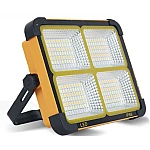 Proiector Solar Portabil 200W cu 288 LED NEGRU-PORTOCALIU