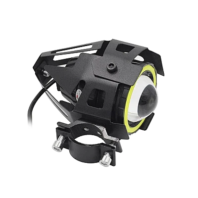 Proiector led U7 angel eyes, Moto, ATV, Off Road cu 2 faze si mod stroboscop Proiector led U7 angel eyes, Moto, ATV, Off Road cu 2 faze si mod stroboscop