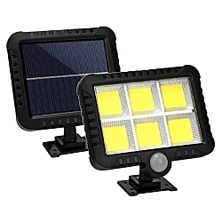 Proiector solar 10W 6 casete COB SL-F120 Senzor de lumina si miscare