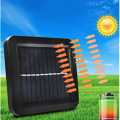 Proiector solar 128 LED 6 COB cu senzor și telecomandă Proiector solar 128 LED 6 COB cu senzor și telecomandă