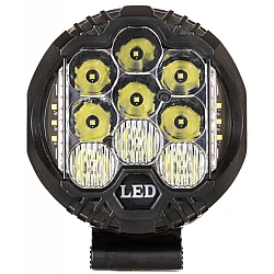 Proiector stroboscop cu lumina de zi galbena 12v-24v 280w 6000k