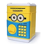 Pusculita interactiva pentru copii Minion cu functie ATM seif si cod pin