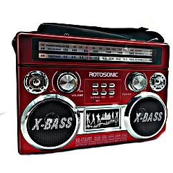Aparat Radio Portabil MP3 Rotosonic XB-372 3 Benzi BT Suport Card SD/USB 2 Difuzoare