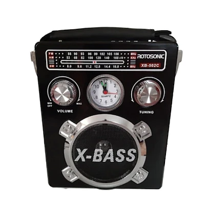 Radio XB 502C ROTOSONIC USB SD TF MP3 PLAYER Lanterna si Ceas Radio XB 502C ROTOSONIC USB SD TF MP3 PLAYER Lanterna si Ceas