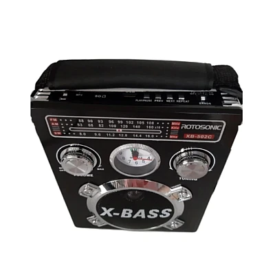 Radio XB 502C ROTOSONIC USB SD TF MP3 PLAYER Lanterna si Ceas Radio XB 502C ROTOSONIC USB SD TF MP3 PLAYER Lanterna si Ceas