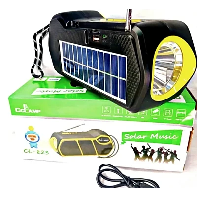 Radio cu incarcare solara si lanterna Cclamp CL-823 Radio cu incarcare solara si lanterna Cclamp CL-823
