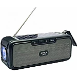 Radio portabil tip boxa cu panou solar Bluetooth L8TD 10W 1200 mAh