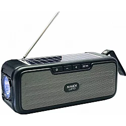 Radio portabil tip boxa cu panou solar Bluetooth L8TD 10W 1200 mAh
