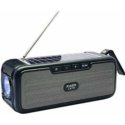 Radio portabil tip boxa cu panou solar Bluetooth L8TD 10W 1200 mAh Radio portabil tip boxa cu panou solar Bluetooth L8TD 10W 1200 mAh