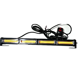 Rampa avertizare luminoasa 4 Led COB 12/24v