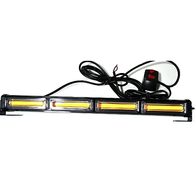 Rampa avertizare luminoasa 4 Led COB 12/24v Rampa avertizare luminoasa 4 Led COB 12/24v
