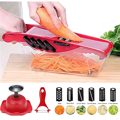 Razatoare Si Feliator Legume/ Fructe MANDOLINE SLICER 6 In 1 Razatoare Si Feliator Legume/ Fructe MANDOLINE SLICER 6 In 1