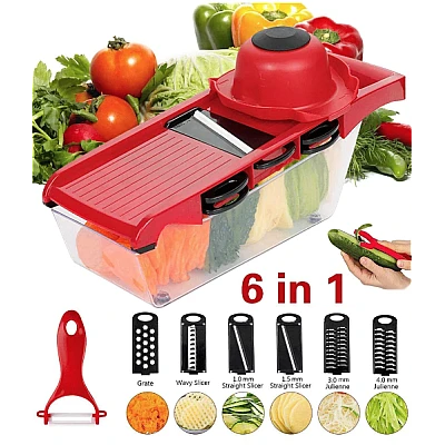 Razatoare Si Feliator Legume/ Fructe MANDOLINE SLICER 6 In 1 Razatoare Si Feliator Legume/ Fructe MANDOLINE SLICER 6 In 1