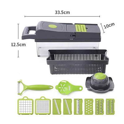 Razatoare multifunctionala Veggie Slicer 7 accesorii interschimbabile Razatoare multifunctionala Veggie Slicer 7 accesorii interschimbabile