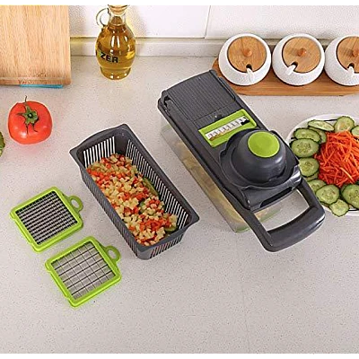 Razatoare multifunctionala Veggie Slicer 7 accesorii interschimbabile Razatoare multifunctionala Veggie Slicer 7 accesorii interschimbabile
