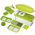 Razatoare multifunctionala cu 11 piese pentru fructe si legume