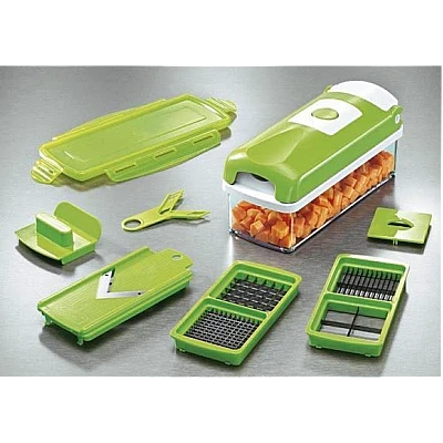 Razatoare multifunctionala cu 11 piese pentru fructe si legume Razatoare multifunctionala cu 11 piese pentru fructe si legume