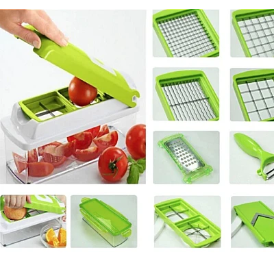 Razatoare multifunctionala cu 11 piese pentru fructe si legume Razatoare multifunctionala cu 11 piese pentru fructe si legume