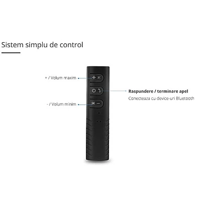 Set 2 x Receptor bluetooth LV-B09 handsfree auto si audio cu mufa jack Set 2 x Receptor bluetooth LV-B09 handsfree auto si audio cu mufa jack