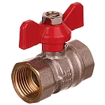 Robinet trecere apa cu filet interior + exterior din alama 1/2
