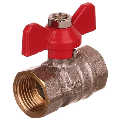 Robinet trecere apa cu filet interior + exterior din alama 1/2 Robinet trecere apa cu filet interior + exterior din alama 1/2