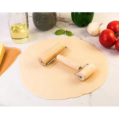 Rola 2 capete din lemn pentru intins aluat Rola 2 capete din lemn pentru intins aluat