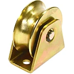 Roata poarta culisanta ingusta diametru 60mm cu sina tip teava